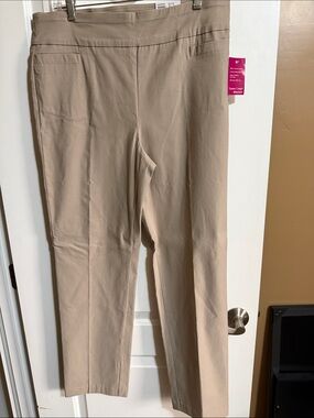 Kim Rogers Neutral Beige Tummy Control Pants